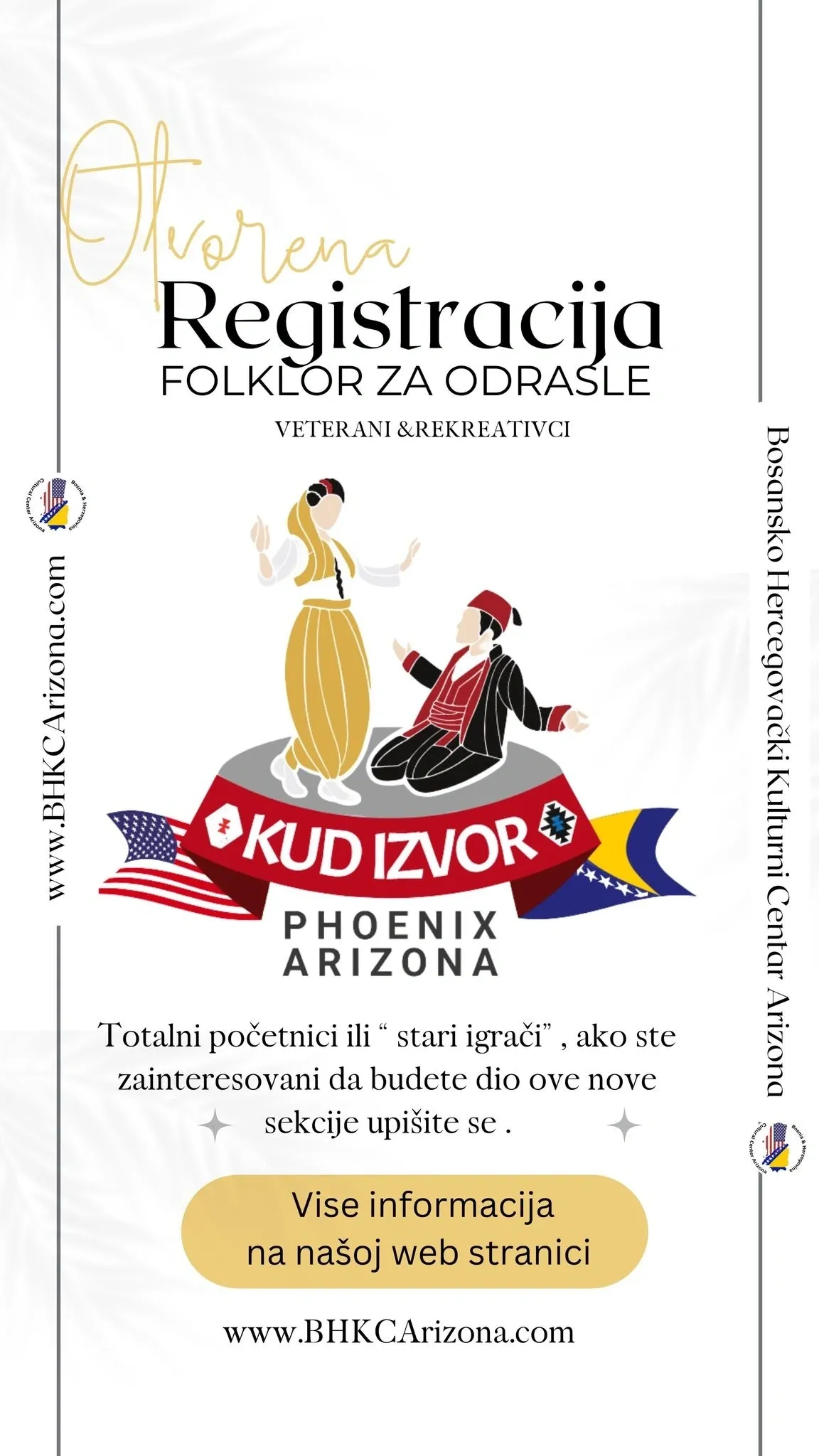 Folklor za odrasle - Registracija