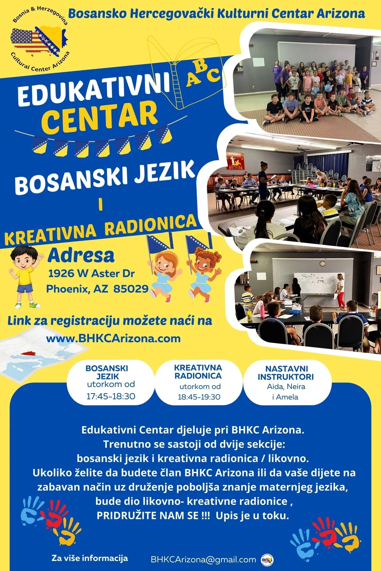 Kurs Bosanskog jezika i kreativna radionica